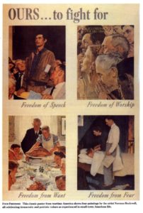 Save Freedom of ... By Norman Rockwell Printed by the Government Printing Office for the Office of War Information NARA Still Picture Branch 