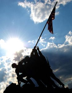 Iwo Jima Memorial Sunset