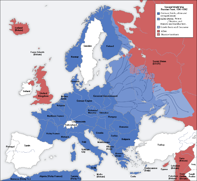 World War 2 Map