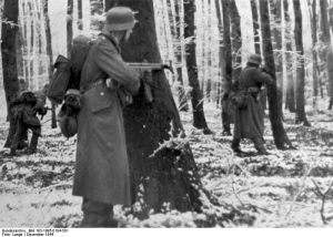 9 March 1945 photo of Joseph Goebbels handing Iron Cross II class to 16-year old Hitler Youth Willi Hübner after capture of Lauban