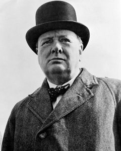 Sir Winston Churchill, 1942.