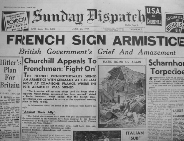 Image result for french german armistice signed
